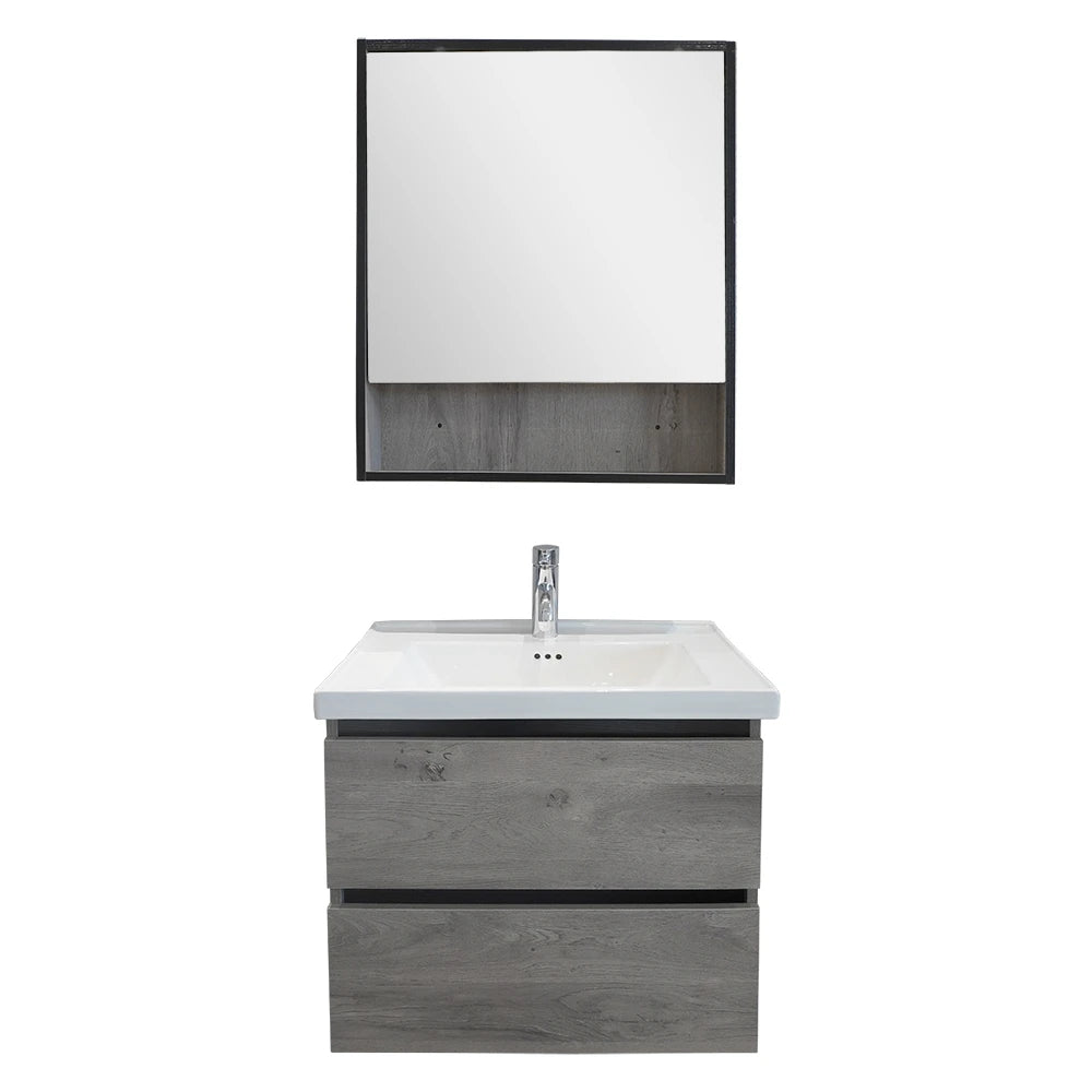 Mueble 60 con bacha + espejo