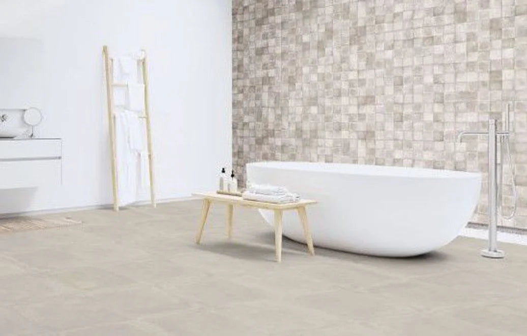 Porcelanato cementicio Soho gris mate 61x61 cm