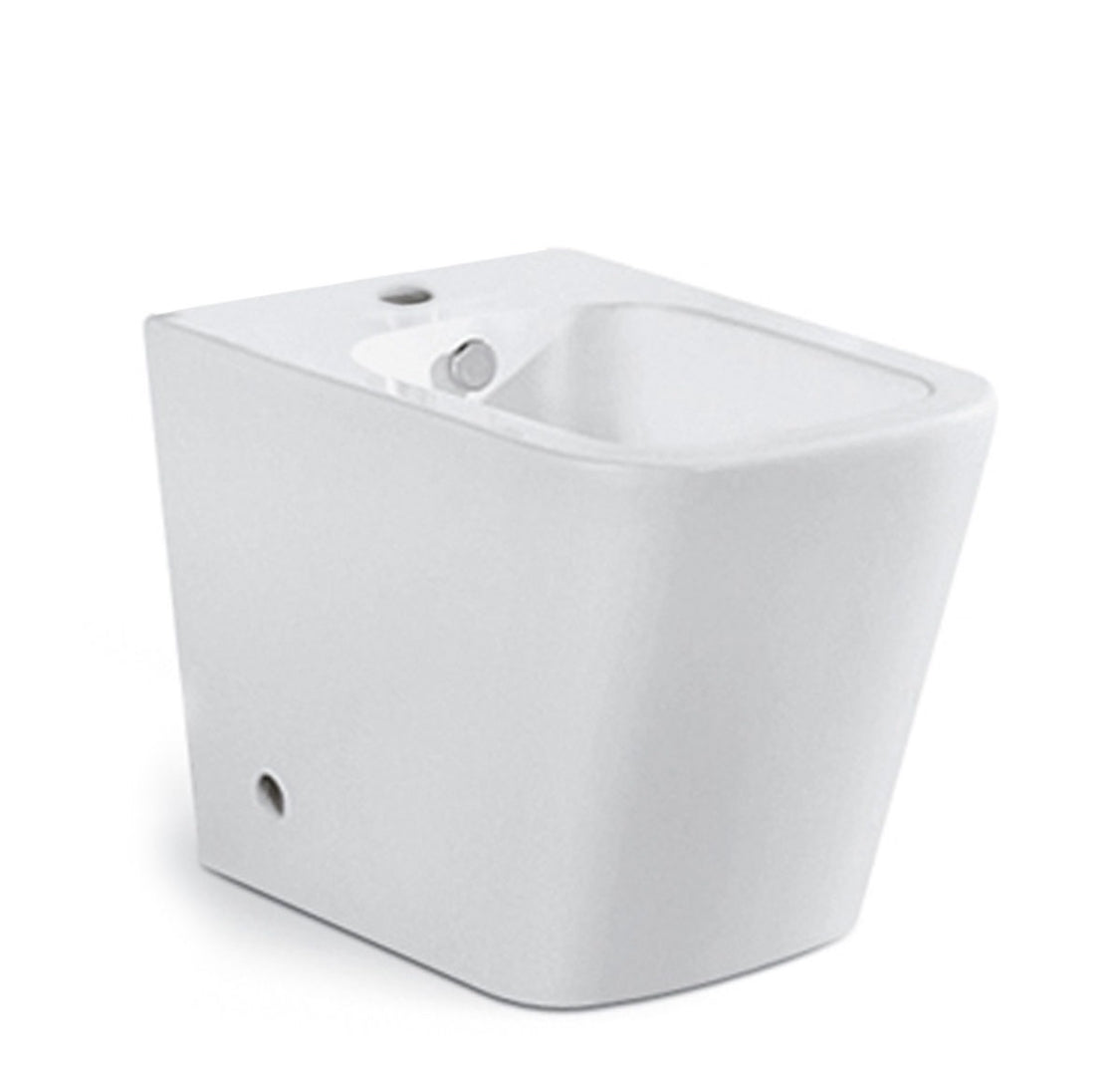 Bidet Con Transferencia Blanco Brillo De Porcelana Sanitaria