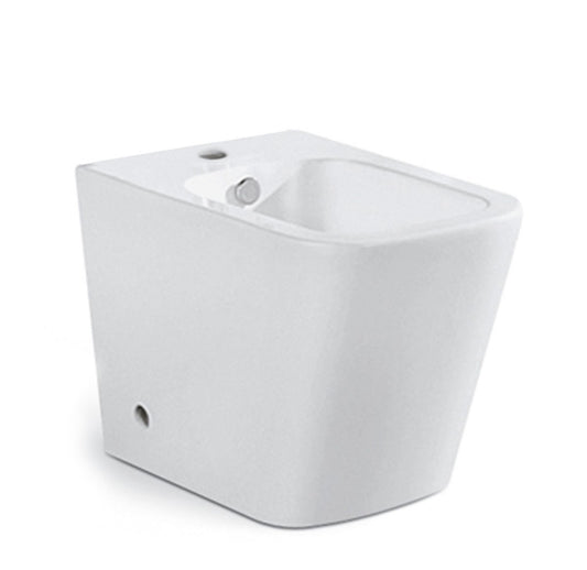 Bidet Con Transferencia Blanco Brillo De Porcelana Sanitaria