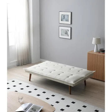 Futón 3 cuerpos 2 plazas beige
