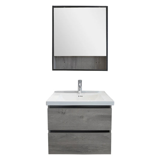 Mueble 60 con bacha + espejo