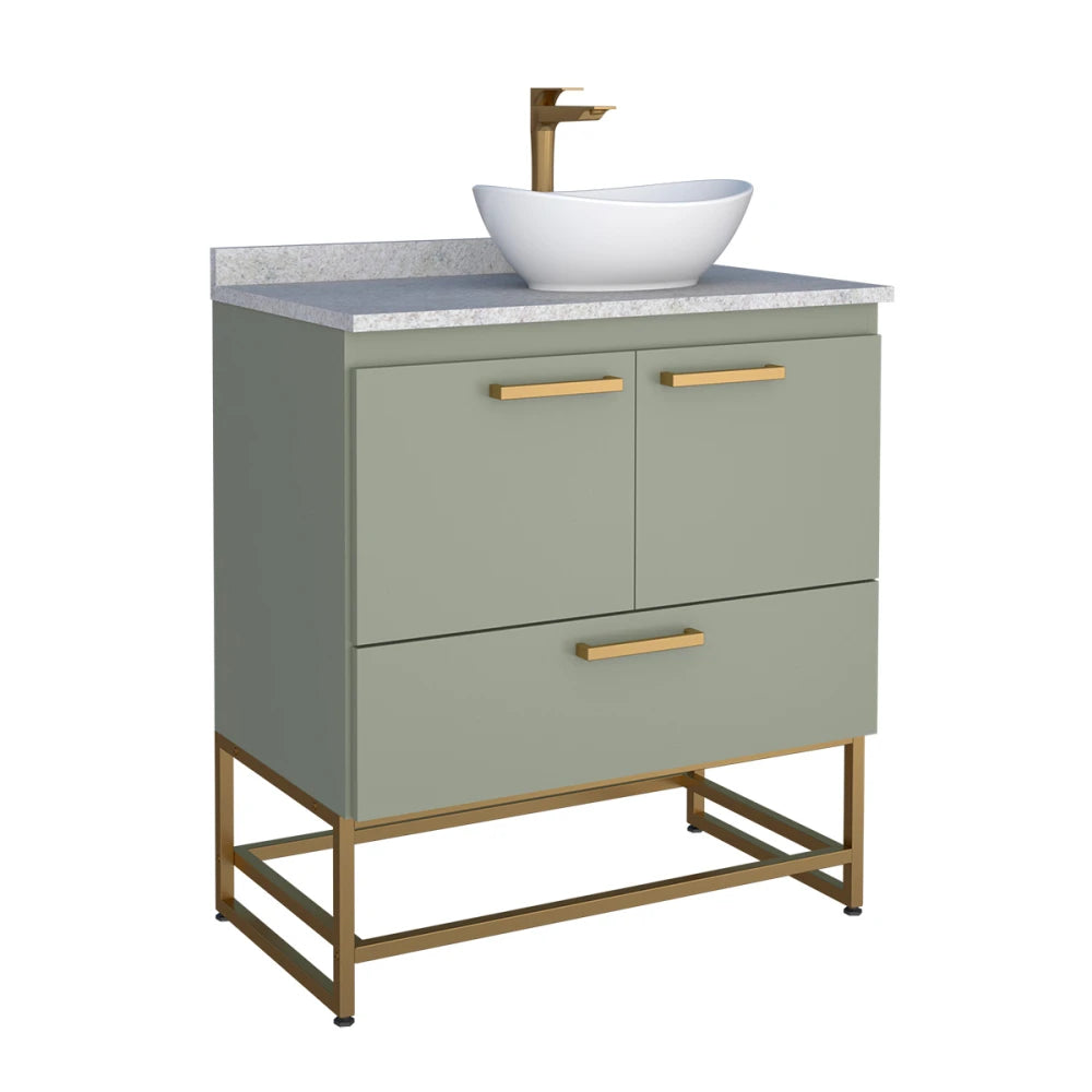 Mueble sin bacha 80 cm